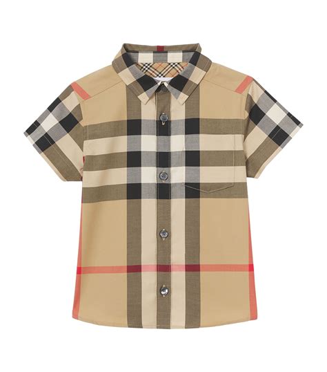 boy burberry shirt|authentic boys burberry shirt.